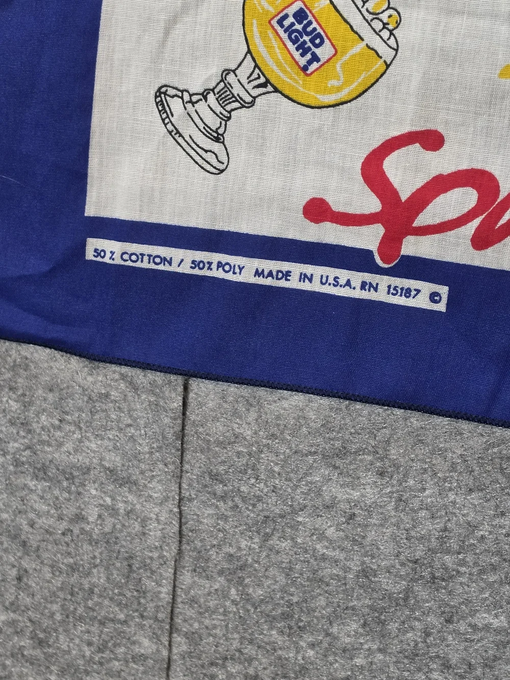 Vintage 80'0 Spuds Mackenzie Bandana